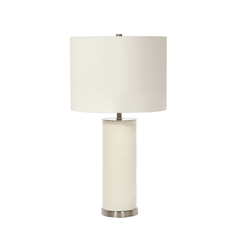 Galda lampa Elstead Lighting Ripple RIPPLE-TL-WHT cena un informācija | Galda lampas | 220.lv