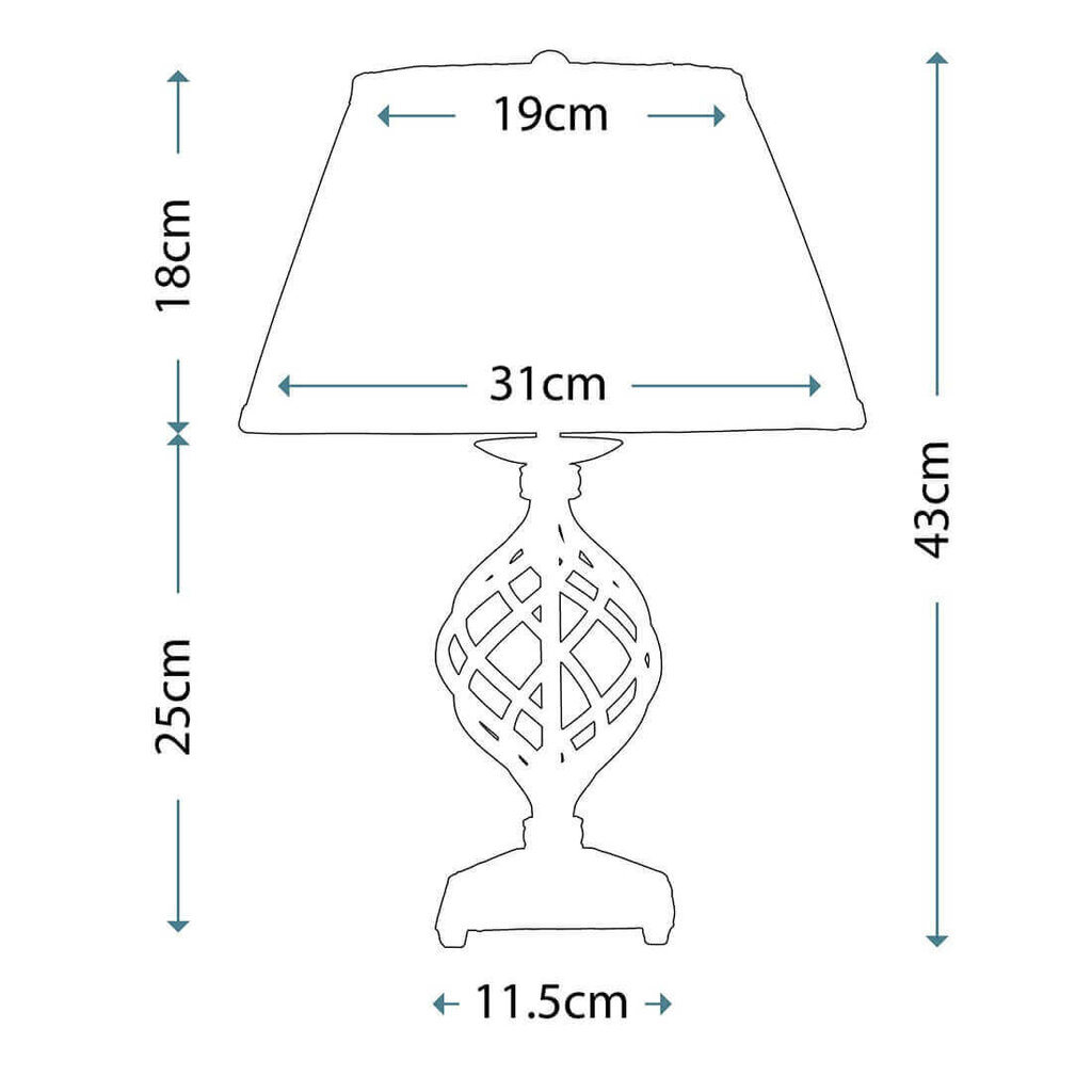 Galda lampa Elstead Lighting Belfry BELFRY-TL цена и информация | Galda lampas | 220.lv