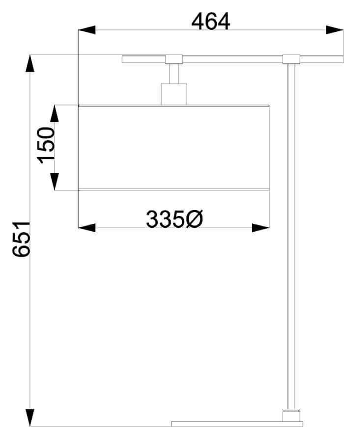 Galda lampa Elstead Lighting Balance BALANCE-TL-DBG cena un informācija | Galda lampas | 220.lv