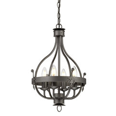 Piekaramā lampa Elstead Lighting Windsor graphite WINDSOR4-GR cena un informācija | Piekaramās lampas | 220.lv