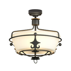 Griestu lampa Elstead Lighting Windsor graphite WINDSOR-SF-GR cena un informācija | Griestu lampas | 220.lv