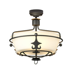 Griestu lampa Elstead Lighting Windsor graphite WINDSOR-SF-GR cena un informācija | Griestu lampas | 220.lv