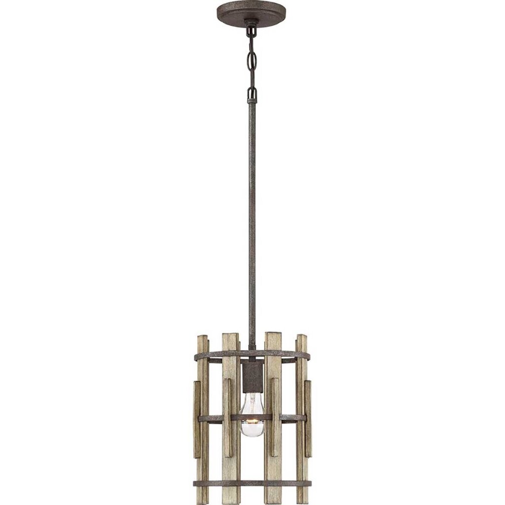 Piekaramā lampa Elstead Lighting Wood hollow QZ-WOOD-HOLLOW-MP cena un informācija | Piekaramās lampas | 220.lv