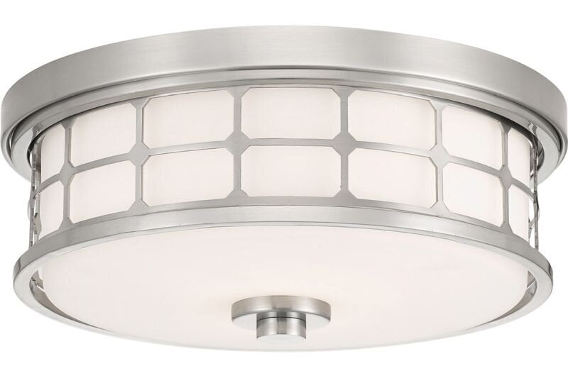 Vannas istabas griestu lampa Elstead Lighting Guardian QZ-GUARDIAN-F-BN cena un informācija | Griestu lampas | 220.lv