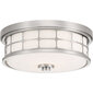 Vannas istabas griestu lampa Elstead Lighting Guardian QZ-GUARDIAN-F-BN cena un informācija | Griestu lampas | 220.lv