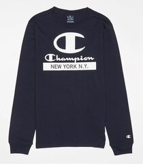 Champion t-krekls ar garām piedurknēm 306175*BS501, tumši zils 8054112637540 cena un informācija | Zēnu krekli | 220.lv