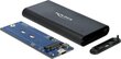 Delock Ārējais HDD korpuss M.2 NVME USB-C 3.1 Gen cena un informācija | Komponentu piederumi | 220.lv