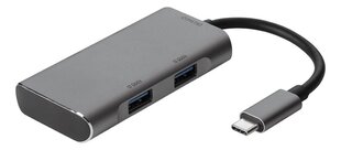 USB разветвлитель Deltaco USBC-HUB201 цена и информация | Адаптеры и USB разветвители | 220.lv