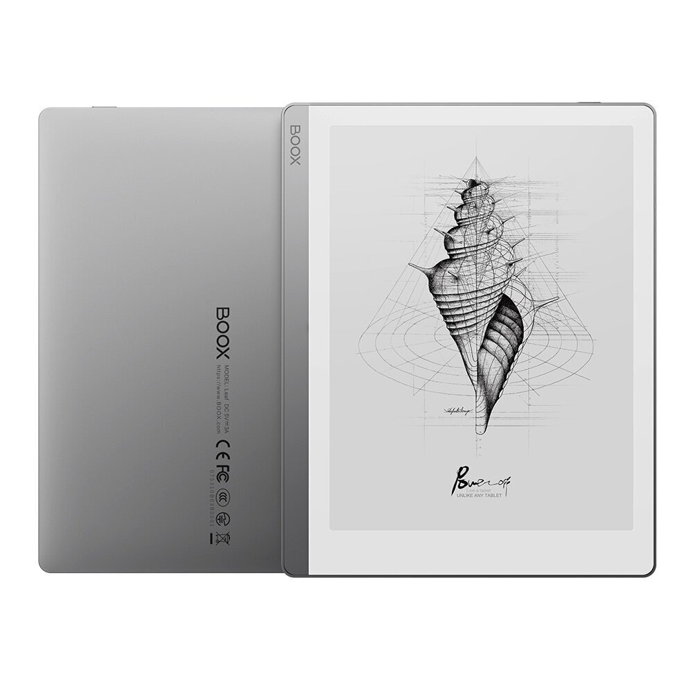 Onyx Boox Leaf e-book reader, 7" 32 GB, grey cena un informācija | E-grāmatu lasītāji | 220.lv