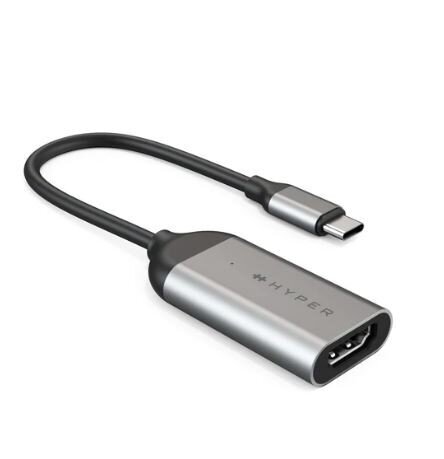 HyperDrive Hiper USB-C līdz 8K 60Hz / 4K 144Hz HDMI adapteris цена и информация | Adapteri un USB centrmezgli | 220.lv