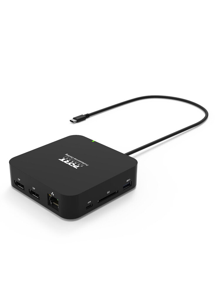 Port Designs 901907 notebook dock/port replicator Wired USB 3.2 Gen 1 (3.1 Gen 1) Type-C Black cena un informācija | Adapteri un USB centrmezgli | 220.lv