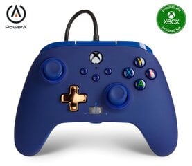 Проводной контроллер PowerA Midnight Edition для Xbox Series X/S & Xbox One цена и информация | Джойстики | 220.lv