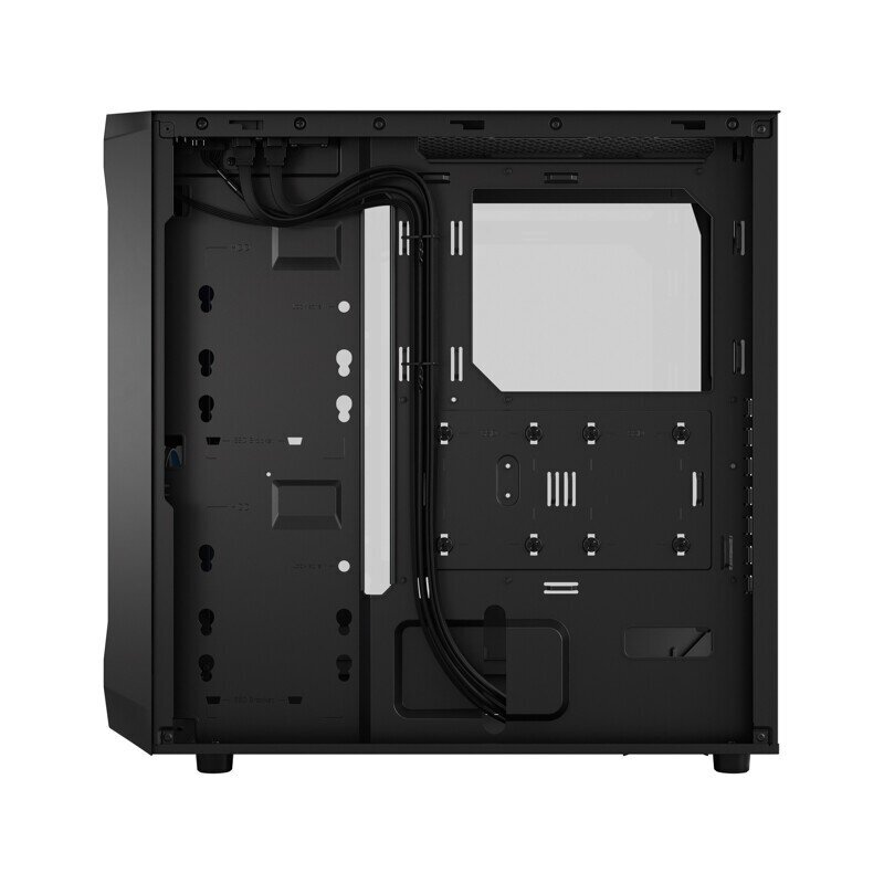 Fractal Design Focus 2 RGB Black TG Clear Tint cena un informācija | Datoru korpusi | 220.lv