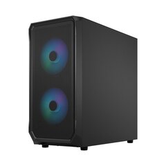 Fractal Design Focus 2 RGB Black TG Clear Tint cena un informācija | Datoru korpusi | 220.lv