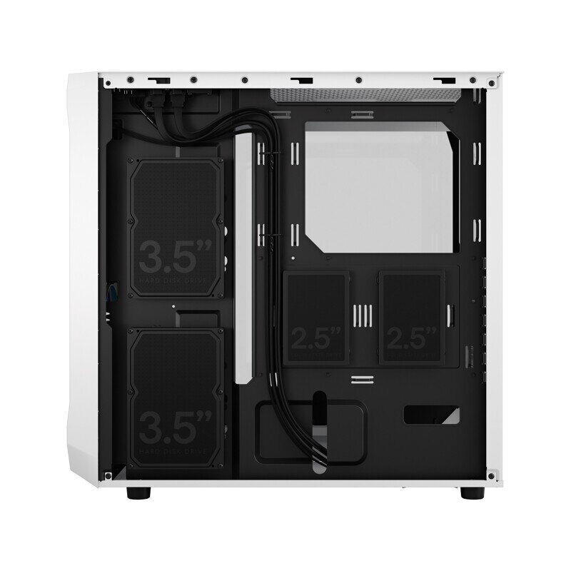 Fractal Design Focus 2 RGB White TG Clear Tint cena un informācija | Datoru korpusi | 220.lv