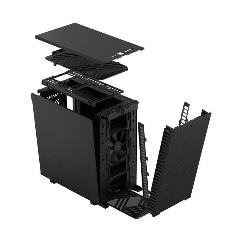 Fractal Design Define 7 Mini Black Solid cena un informācija | Datoru korpusi | 220.lv