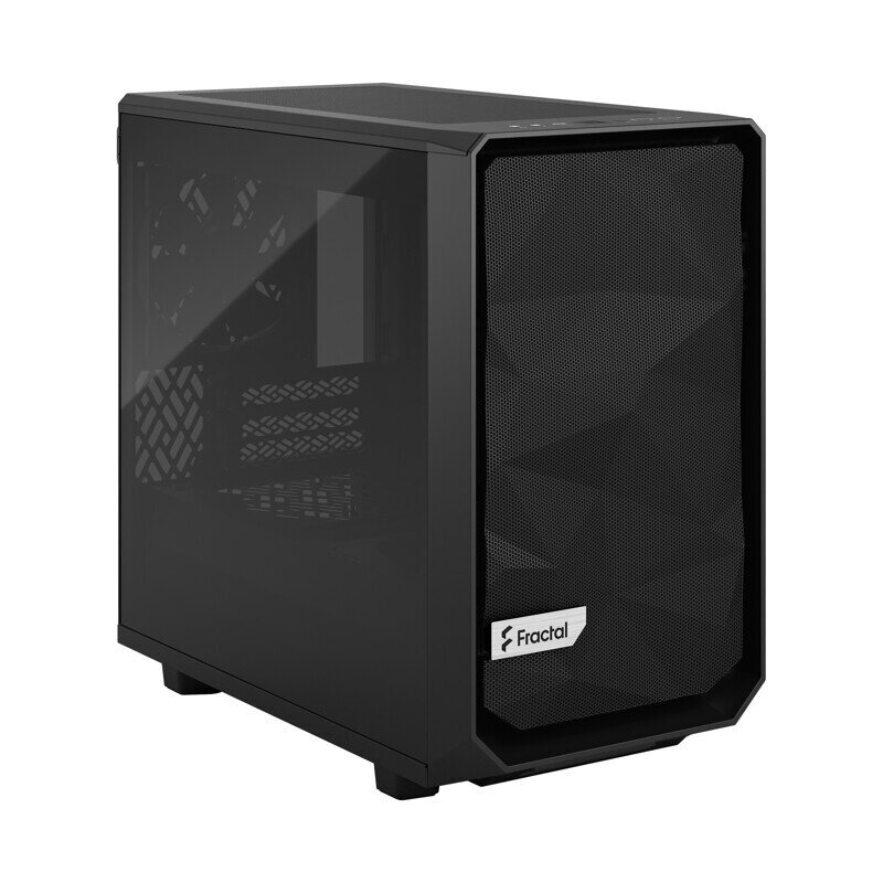 Fractal Design Meshify 2 Nano Black TG dark tint cena un informācija | Datoru korpusi | 220.lv