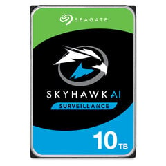 Seagate ST10000VE001 10tb Skyhawk Ai Sata 7.2k Rpm 3.5in цена и информация | Внутренние жёсткие диски (HDD, SSD, Hybrid) | 220.lv