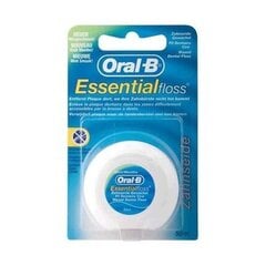 Зубная нить Oral-B Essential зубочистки, 50 м цена и информация | Зубные щетки, пасты | 220.lv