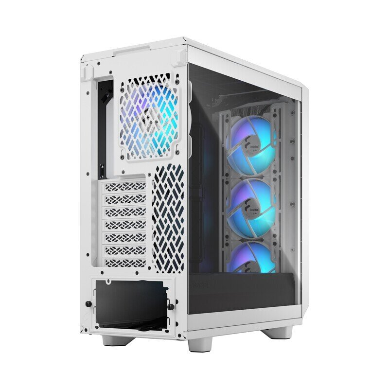 Fractal Design Meshify 2 Compact RGB White TG Clear цена и информация | Datoru korpusi | 220.lv