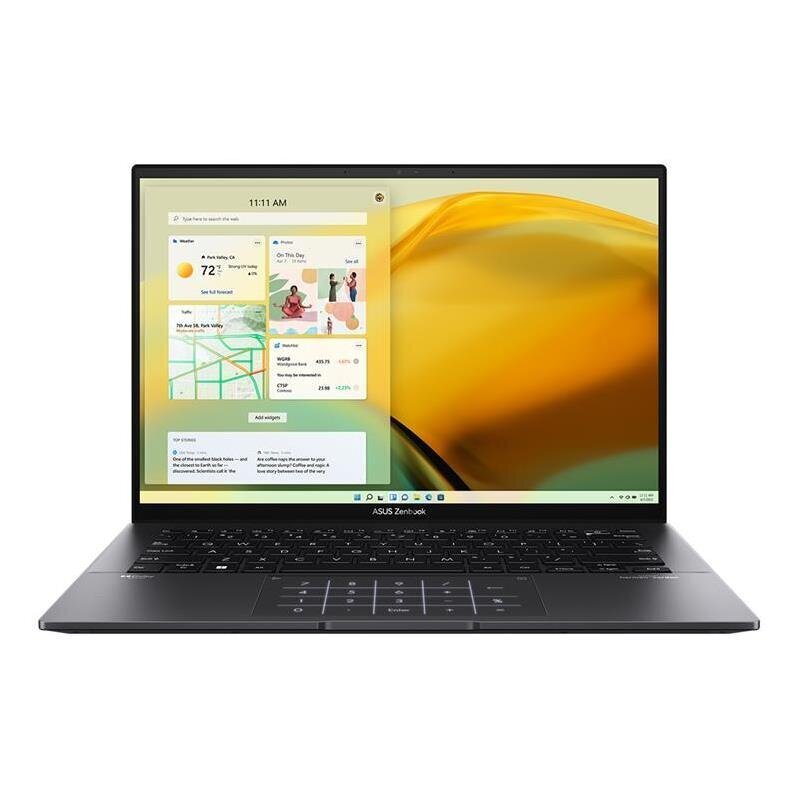 Noteb.ASUS ZenBook 14 OLED, ENG, W11H, Jade Black cena un informācija | Portatīvie datori | 220.lv