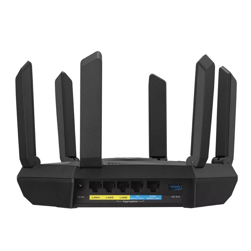 Asus AXE7800, Tri-band WiFi 6E (802.11ax) цена и информация | Rūteri (maršrutētāji) | 220.lv