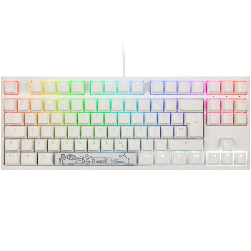 Ducky ONE 2 TKL PBT EN/DE MX Blue Switch cena un informācija | Klaviatūras | 220.lv