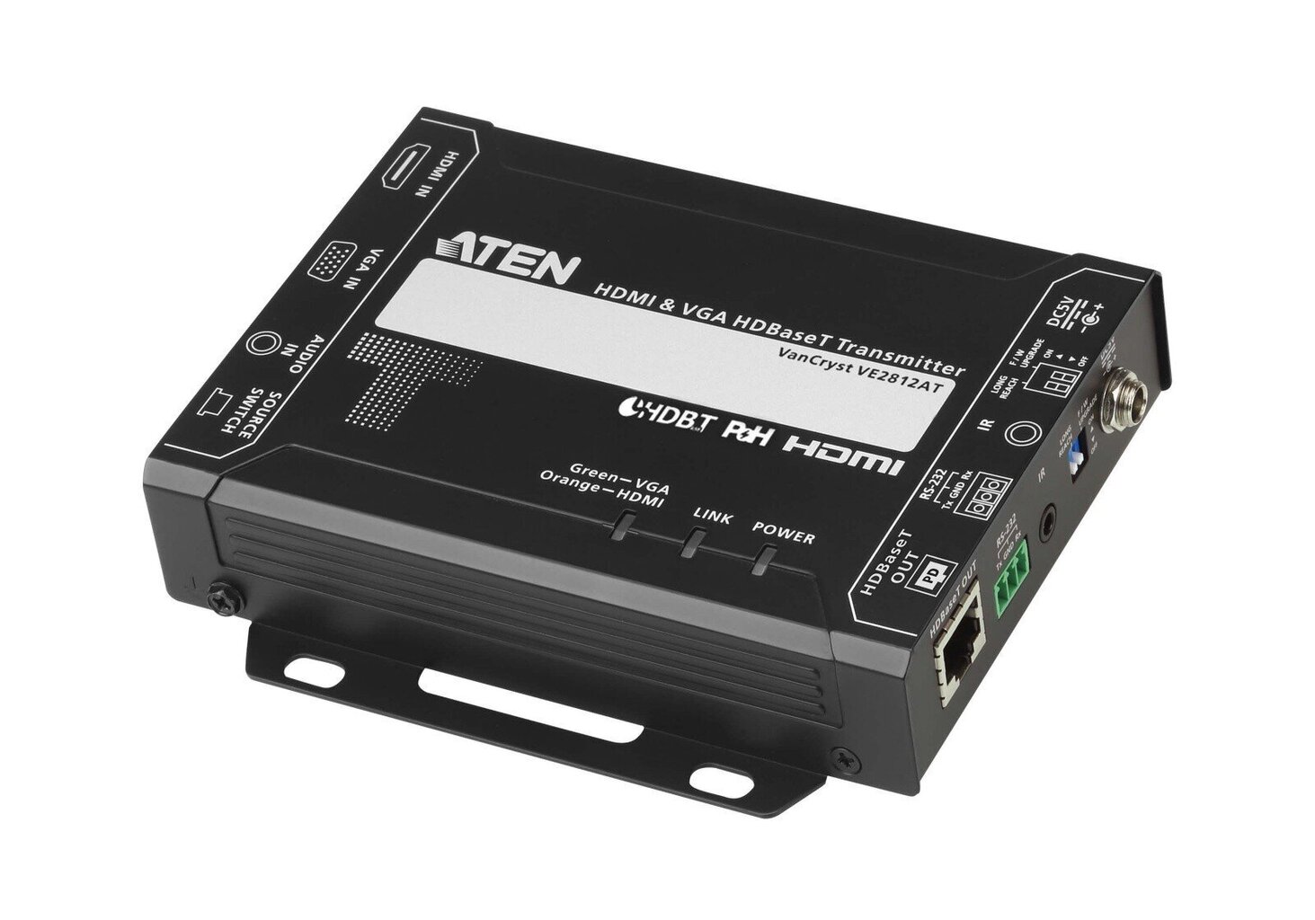 ATEN Raidītājs HDMI un VGA HDBaseT ar POH VE2812AT cena un informācija | Adapteri un USB centrmezgli | 220.lv