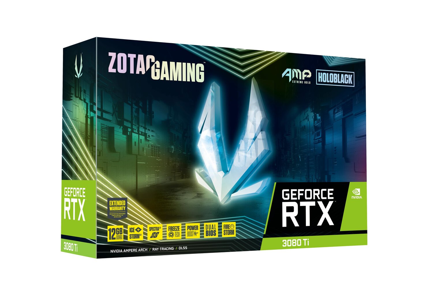 Zotac GAMING GeForce RTX 3080 Ti AMP Extreme Holo NVIDIA 12 GB GDDR6X цена и информация | Videokartes (GPU) | 220.lv