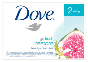 Ziepes Dove Go Fresh Restore 2x100 g cena un informācija | Ziepes | 220.lv