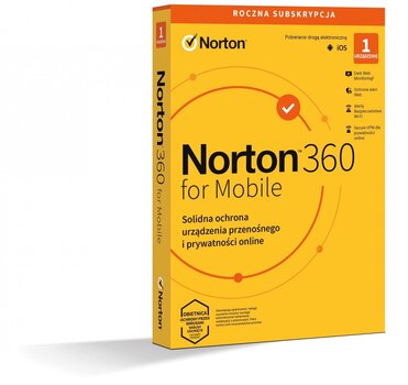 Norton 360 Mobile PL 1 пользователь, 1 устройство, 1 год 21426915 цена и информация | Антивирусные программы | 220.lv