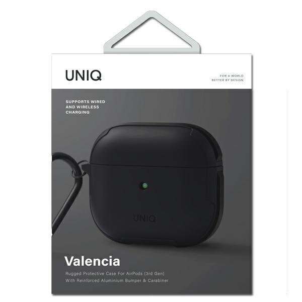 Uniq Valencia AirPods Black cena un informācija | Austiņu piederumi | 220.lv