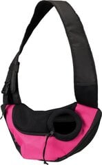 Передняя сумка TRIXIE Sling, 50x25x18 см, розово-черная цена и информация | Переноски, сумки | 220.lv