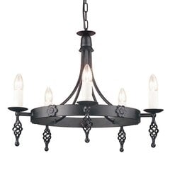 Piekaramā lampa Elstead Lighting Belfry BY5-BLACK цена и информация | Люстры | 220.lv