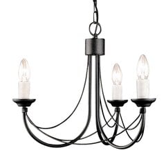 Piekaramā lampa Elstead Lighting Carisbrooke CB3-BLACK cena un informācija | Lustras | 220.lv