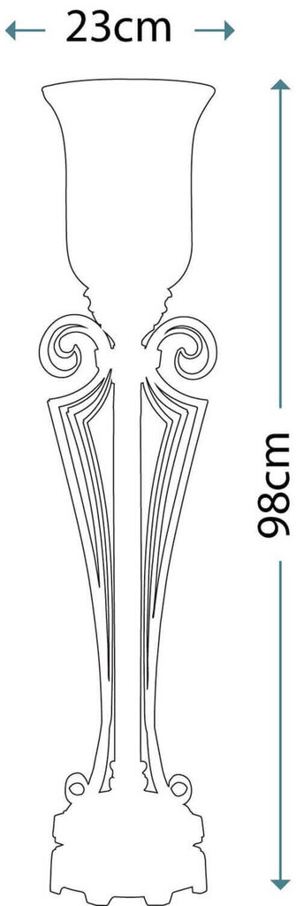 Galda lampa Elstead Lighting Corinthia FE-CORINTHIA-TL cena un informācija | Galda lampas | 220.lv