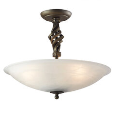 Griestu lampa Elstead Lighting Pembroke PB-SF-A-BLK-GOLD цена и информация | Потолочные светильники | 220.lv