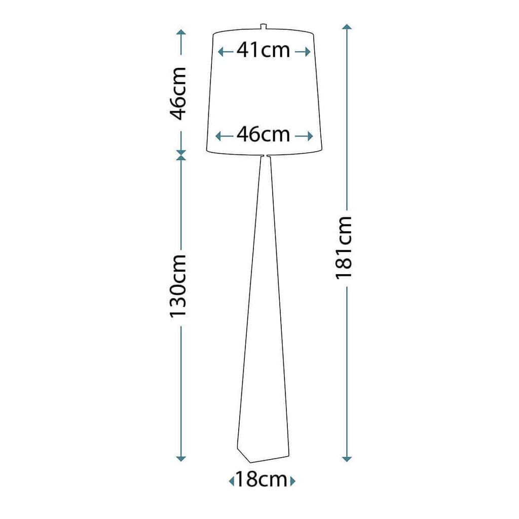 Stāvlampa Elstead Lighting Ascent ASCENT-FL-PN cena un informācija | Stāvlampas | 220.lv