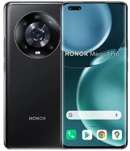 Телефон Honor Magic 4 Pro 5G 8/256Гб черный 5109AFDB цена | 220.lv