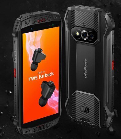 Ulefone Armor 15, Dual SIM, 6/128GB, Black cena un informācija | Mobilie telefoni | 220.lv