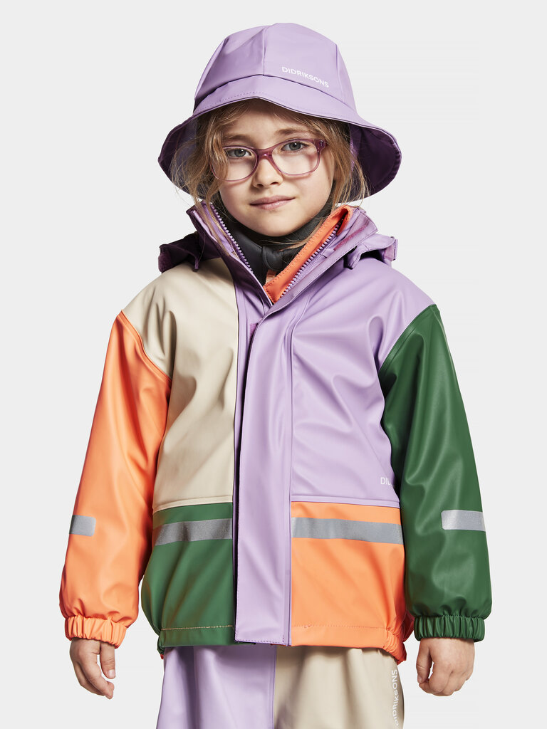 Didriksons bērnu silts komplekts BOARDMAN, ceriņu-violetas krāsas cena un informācija | Lietus apģērbs bērniem | 220.lv