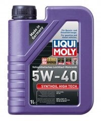 Liqui Moly motoreļļa Synthoil High Tech 5W-40, 5l cena un informācija | Motoreļļas | 220.lv