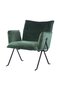 Dzīvojamās istabas krēsls ar krēslu Element Melissa Designer krēsls, zaļš cena un informācija | Atpūtas krēsli | 220.lv
