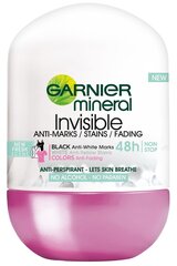 Garnier Mineral Invisible Black White Colors Fresh dezodorants ar rullīti цена и информация | Дезодоранты | 220.lv