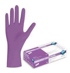 Nitrila vienreizlietojamie cimdi, Nitrile VIOLET PEARL, izmērs L, 100 gab. цена и информация | Первая помощь | 220.lv