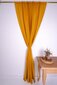 Sinepju dzeltens lina aizkars, 140x200 cm. cena un informācija | Aizkari | 220.lv