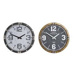 Настенные часы DKD Home Decor, 2 шт, 40,5 x 10 x 40,5 см цена и информация | Часы | 220.lv