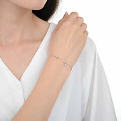 MOISS Нежный серебряный браслет с подвесками B0000639 цена и информация | Женские браслеты | 220.lv