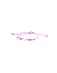 Beneto Розовый каббалистический браслет-сердце на шнурке AGB541 цена и информация | Браслеты | 220.lv