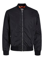 Jack & Jones vīriešu jaka 60g 12223170*01, melna 5715365622761 cena un informācija | Vīriešu virsjakas | 220.lv